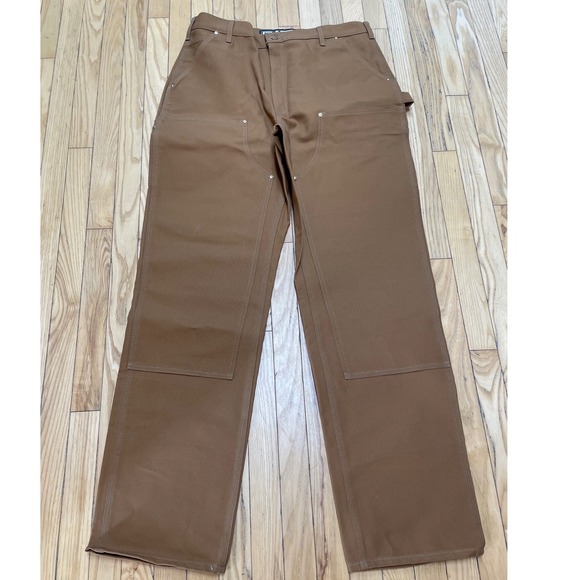 Carhartt Other - Carhartt Double Front Dungaree 38x36 B01‎ Loose Fit Firm Duck Utility Work Pants
